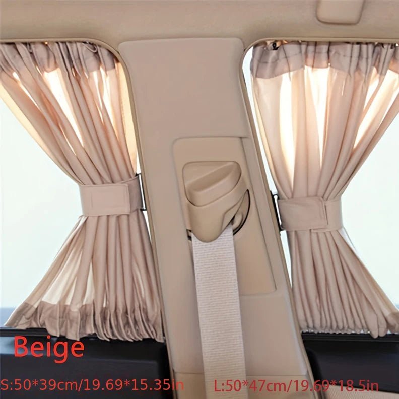 Pare soleil pour voiture - Grand format - Beige